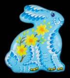 evgenia_gingerbread_rabbit_flower_blue